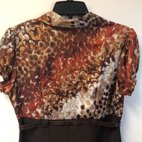 Voir Voir Womens belted, short sleeve dress. - Picture 5 of 12